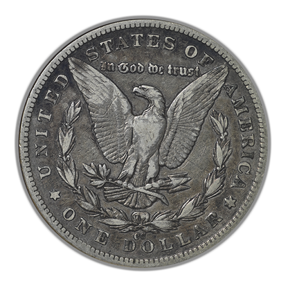 1890-CC Morgan Dollar $1 ANACS Soapbox VF20 VAM-5