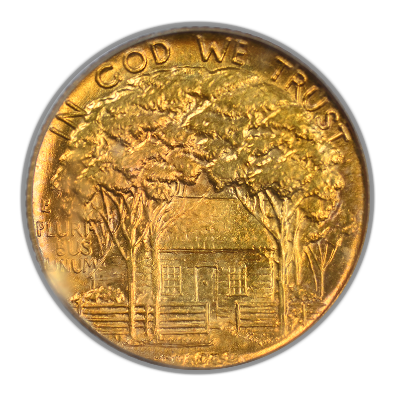 1922 Grant with Star Classic Commemorative Gold Dollar G$1 PCGS MS65 OGH