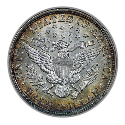 1892 Barber Half Dollar 50C ANACS Soapbox AU58