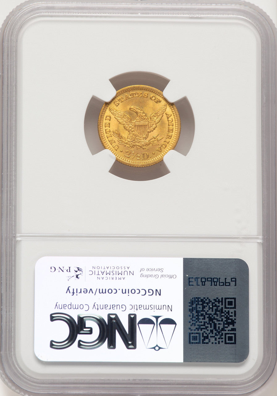1901 $2.50 Liberty Quarter Eagle NGC MS65+