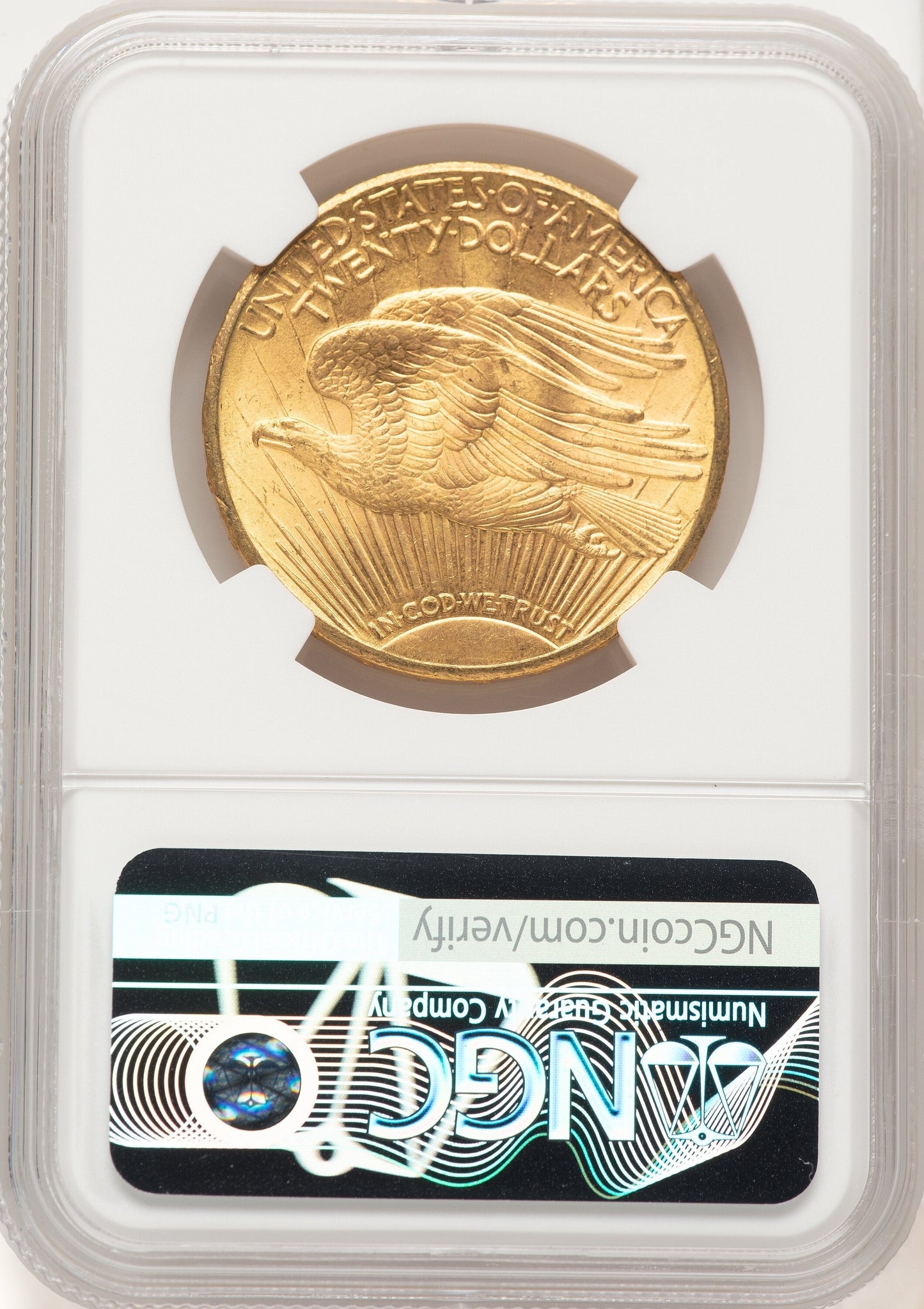 1916-S $20 Saint-Gaudens Double Eagle NGC MS65