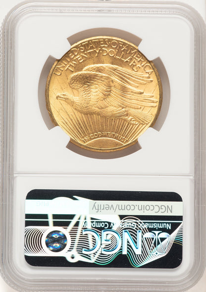 1916-S $20 Saint-Gaudens Double Eagle NGC MS65
