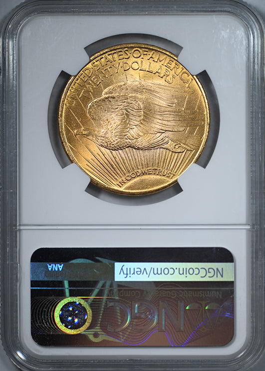 1924 Saint Gaudens Gold Double Eagle $20 NGC MS66+