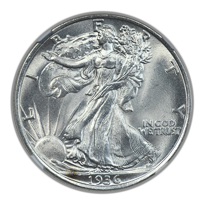 1936 Walking Liberty Half Dollar 50C NGC MS64 CAC