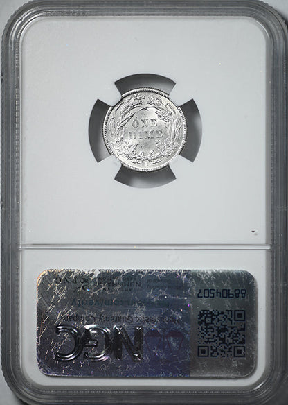 1891-S Liberty Seated Dime 10C NGC MS61