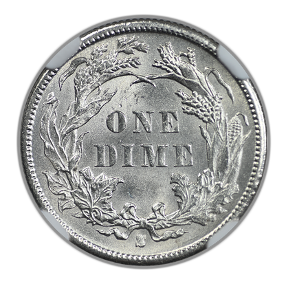 1891-S Liberty Seated Dime 10C NGC MS61
