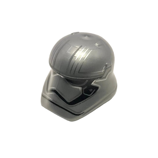 Minifigure, Headgear Helmet SW Stormtrooper Ep. 8 Captain Phasma Pointed Mouth Pattern, Part# 20904pb03