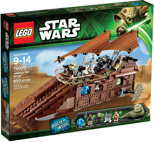 75020 - Jabba's Sail Barge - EMPTY BOX ONLY