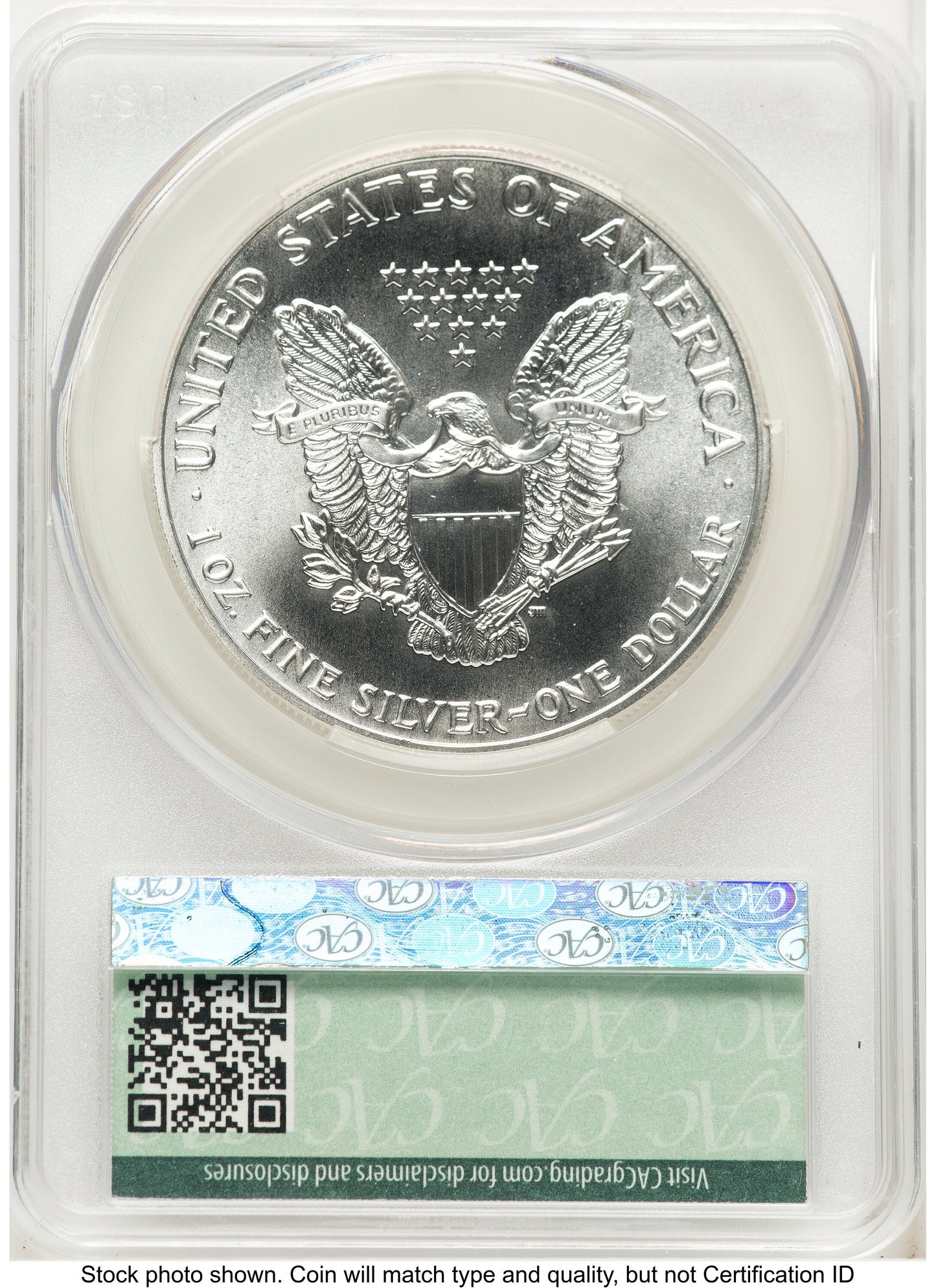 1989 Silver Eagle Ron Drzewucki CACG MS70