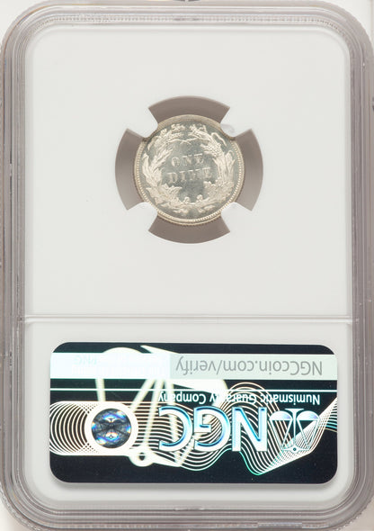 1879 10C Seated Dime NGC MS68