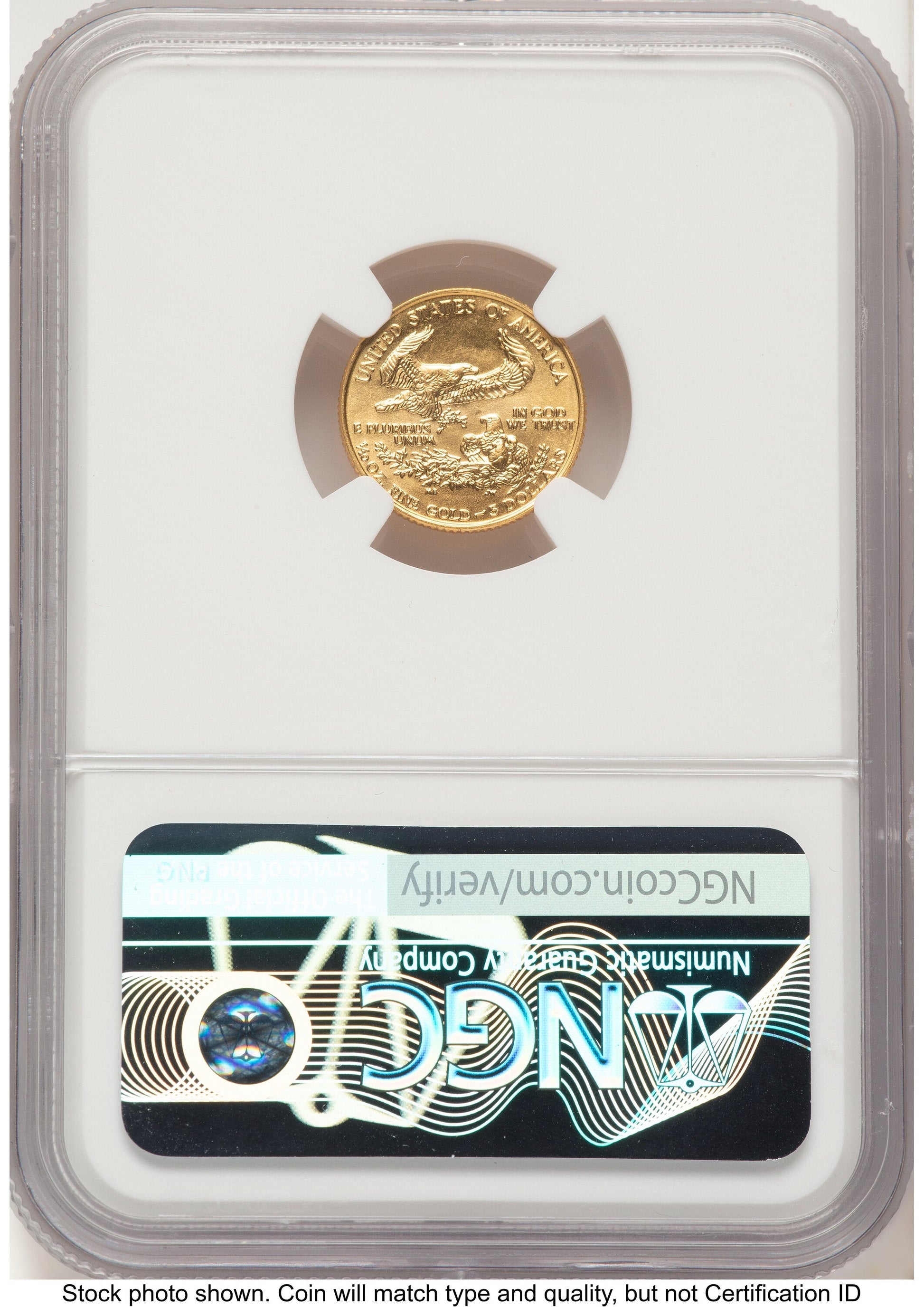 1990 Gold Eagle 1/10 oz Ron Harrigal NGC MS70