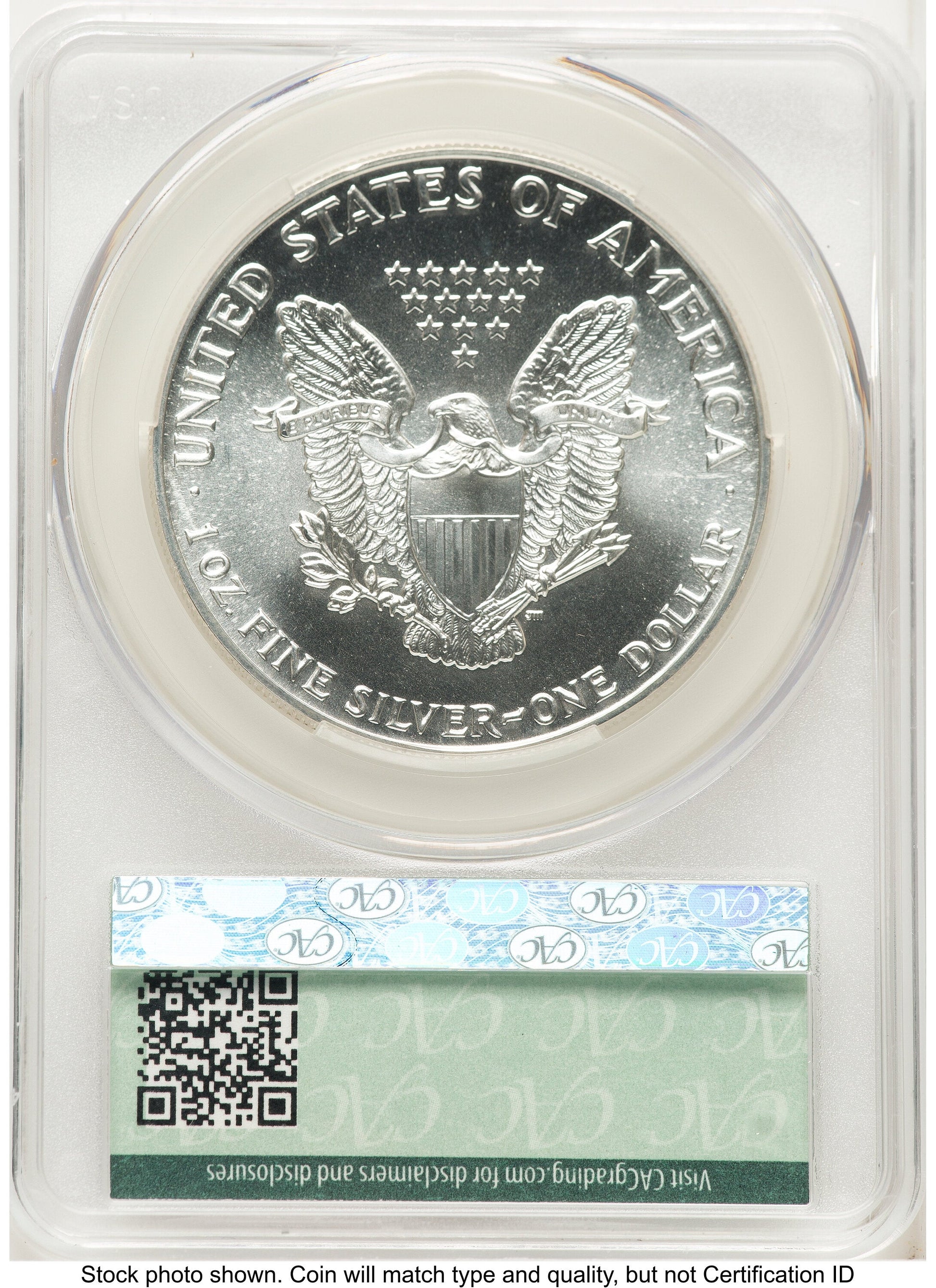 1988 Silver Eagle Ron Drzewucki CACG MS70