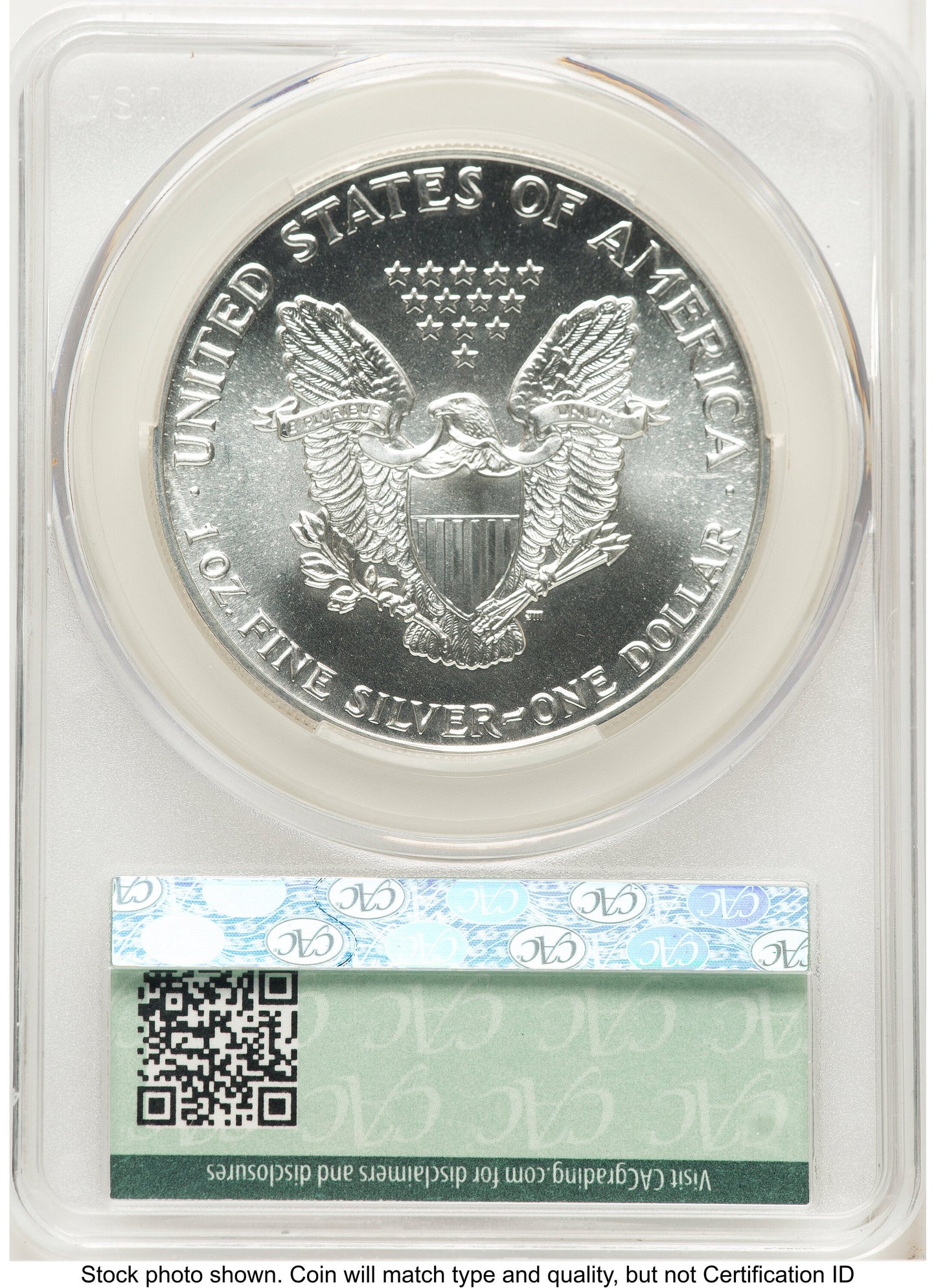 1988 Silver Eagle Ron Drzewucki CACG MS70