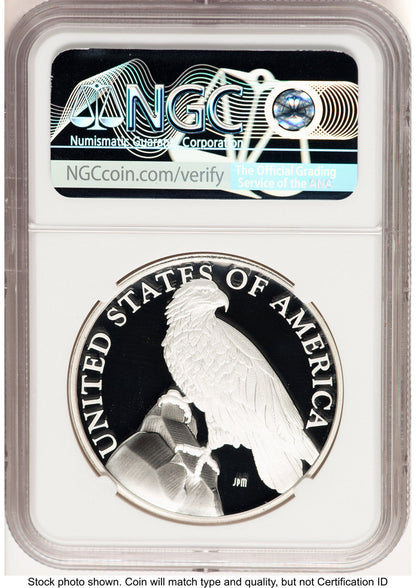 2023-P Silver American Liberty High Relief Medal FDI Mike Castle Medals and Tokens NGC MS70 (763940007)
