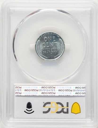 1943-S 1C Blue Gradient Lincoln Cent PCGS MS68