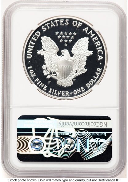1994-P Proof Silver Eagle 1 oz Brown Label NGC PF70