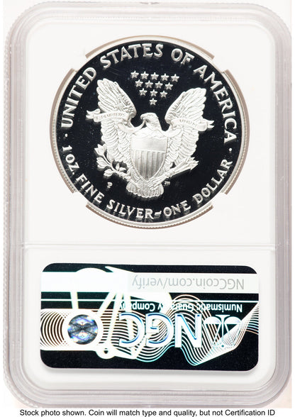 1994-P Proof Silver Eagle 1 oz Thomas Uram NGC PF70