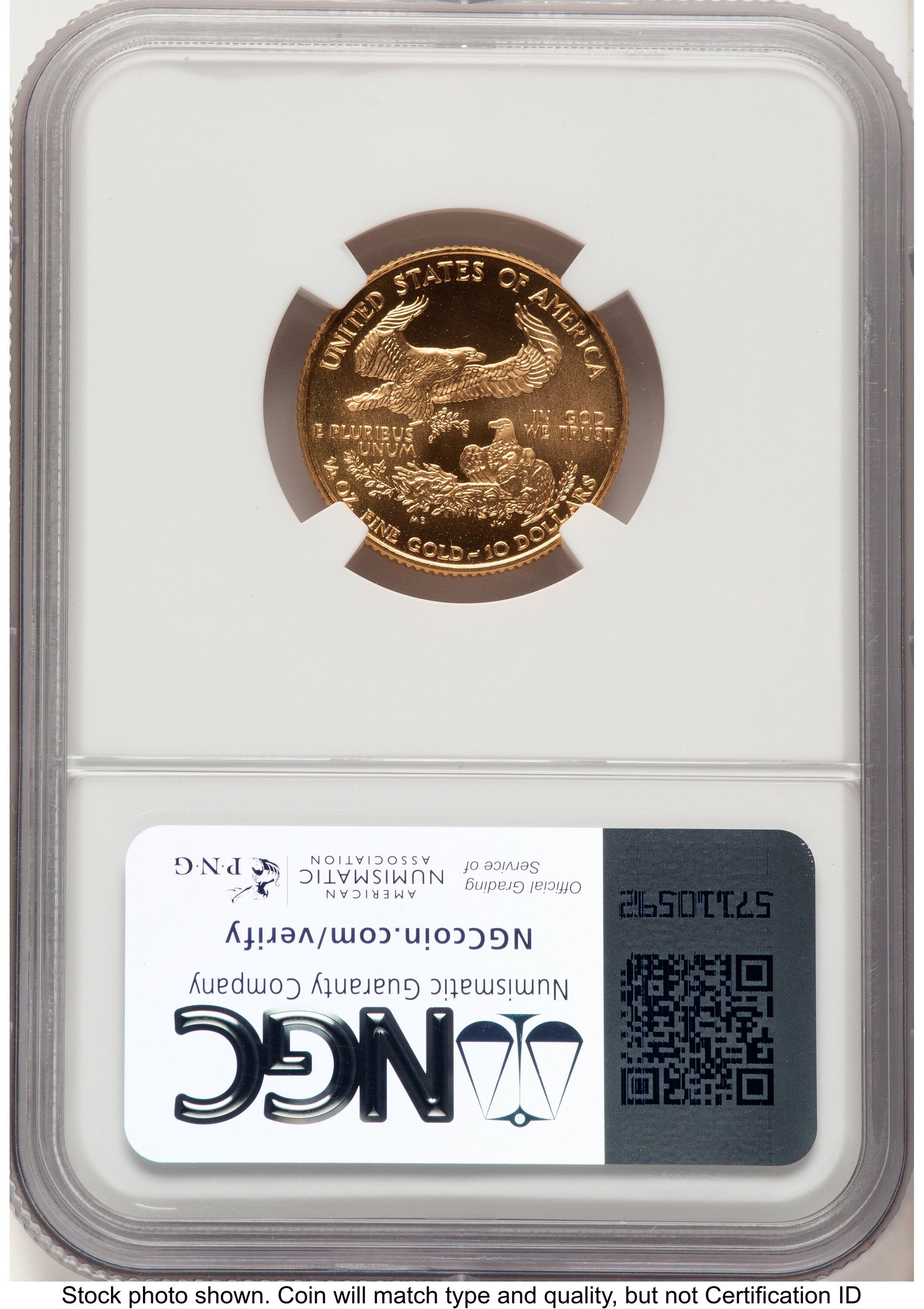 1999-W Gold Eagle 1/4 oz Unfinished Proof Dies Brown Label NGC PF69