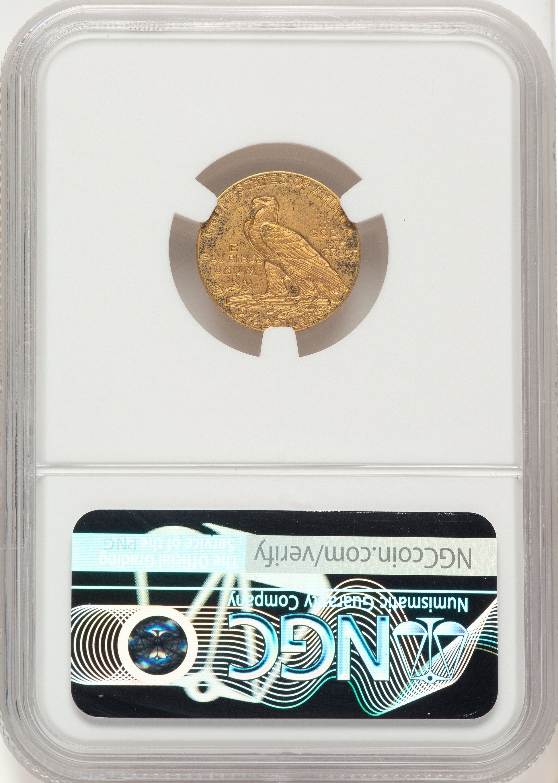 1915 $2.50 Indian Quarter Eagle NGC MS61