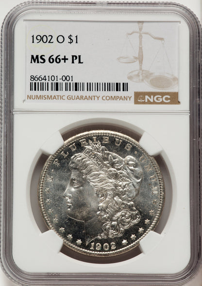 1902-O PL Morgan Dollar NGC MS66+