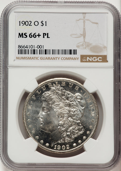 1902-O PL Morgan Dollar NGC MS66+