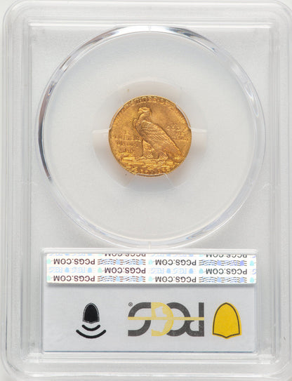 1911-D $2.50 Indian Quarter Eagle PCGS MS64+