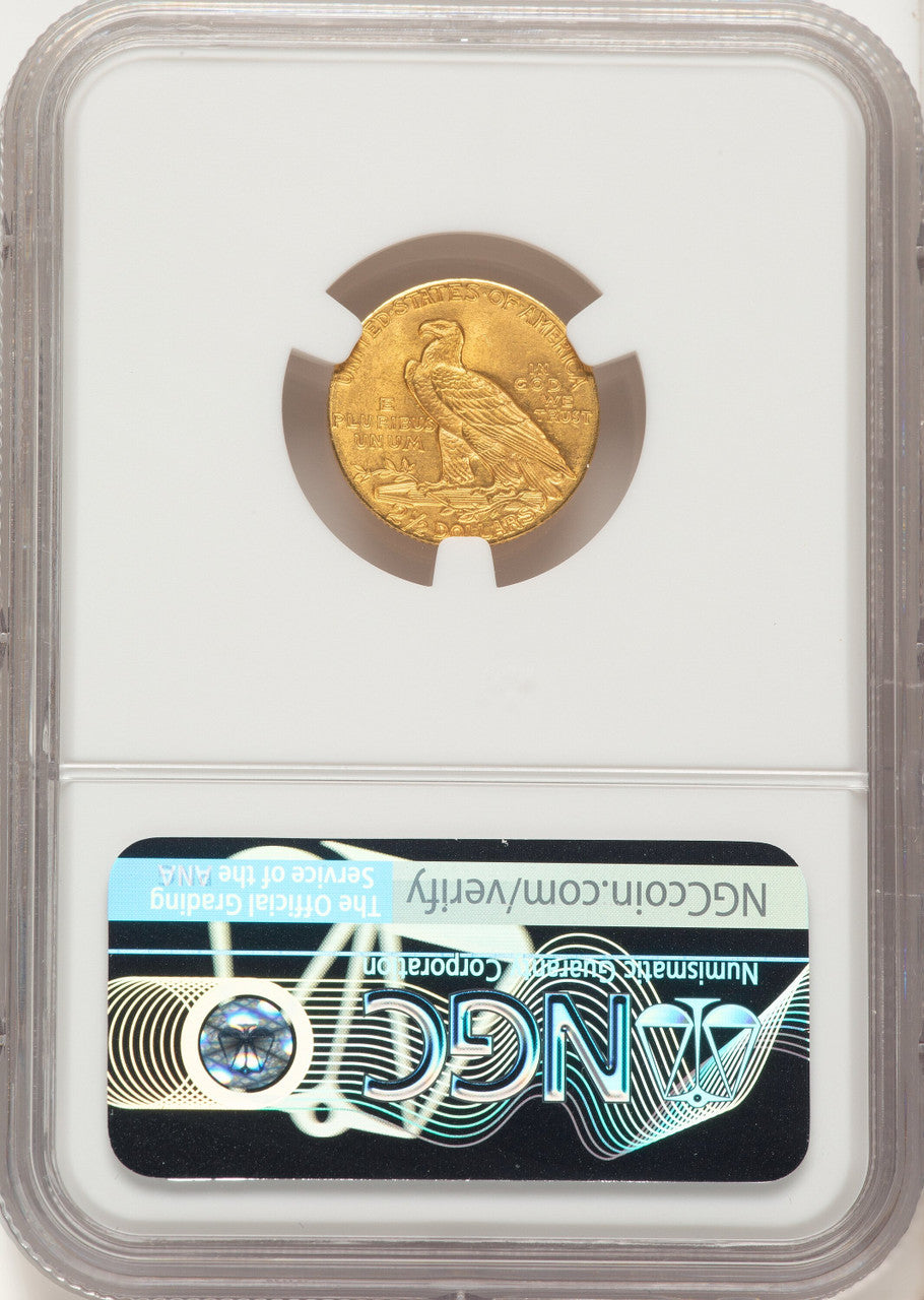 1911 $2.50 Indian Quarter Eagle NGC MS64