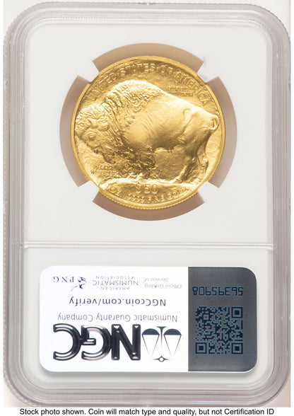 2008-W Burnished Gold Buffalo 1 oz Red Book NGC MS70 (772124014)