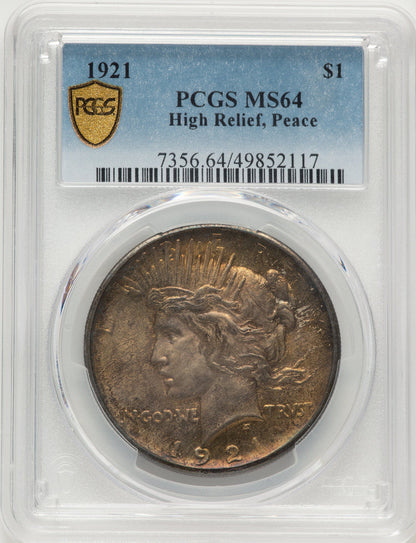 1921 Peace Peace Dollar PCGS MS64