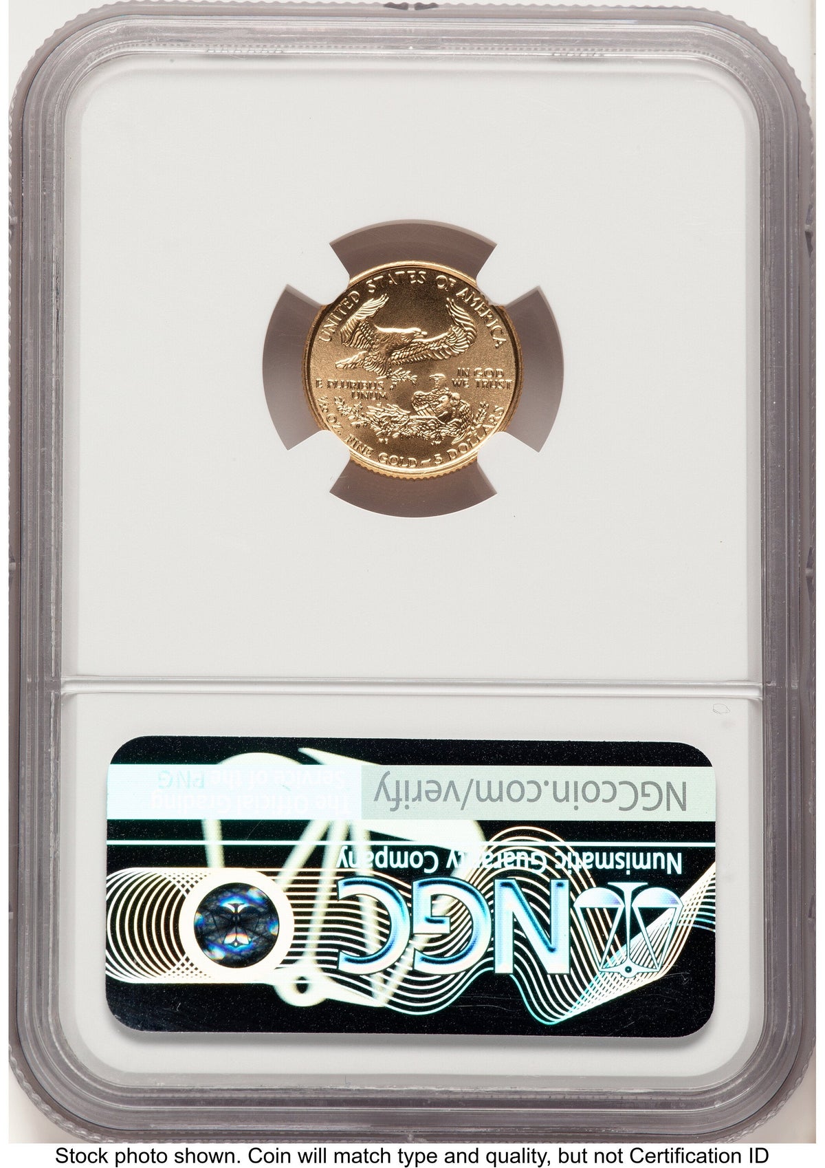 1999-W Gold Eagle 1/10 oz Unfinished Proof Dies Brown Label NGC PF69