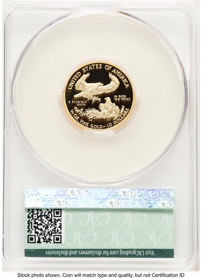 2016-W Proof Gold Eagle 1/4 oz Non Designation CACG PR70