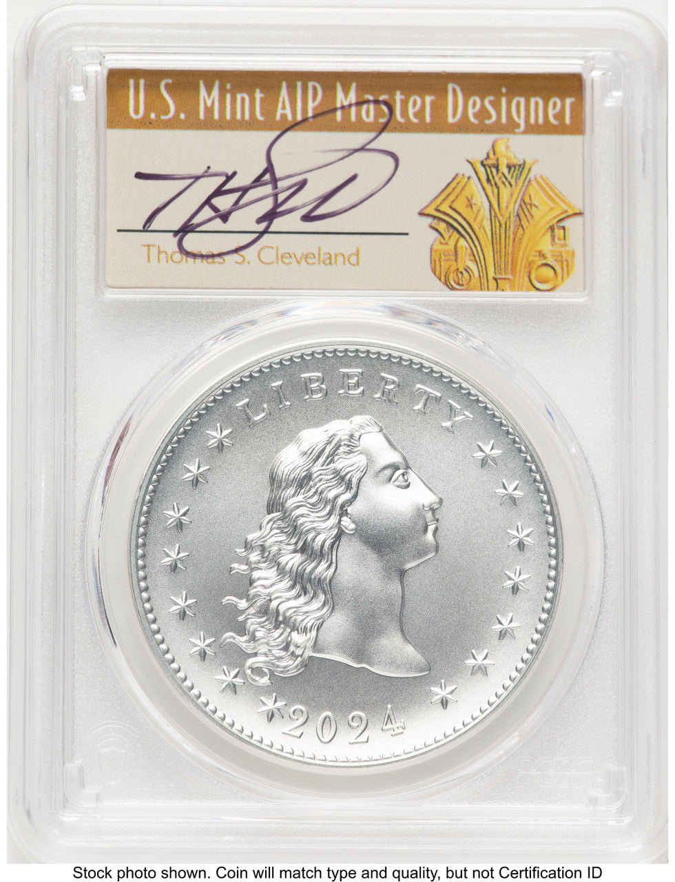 2024-(P) Silver 230th Anniversary Flowing Hair Medal AR Thomas Cleveland Art Deco Modern Commemoratives PCGS MS70 (772852082)
