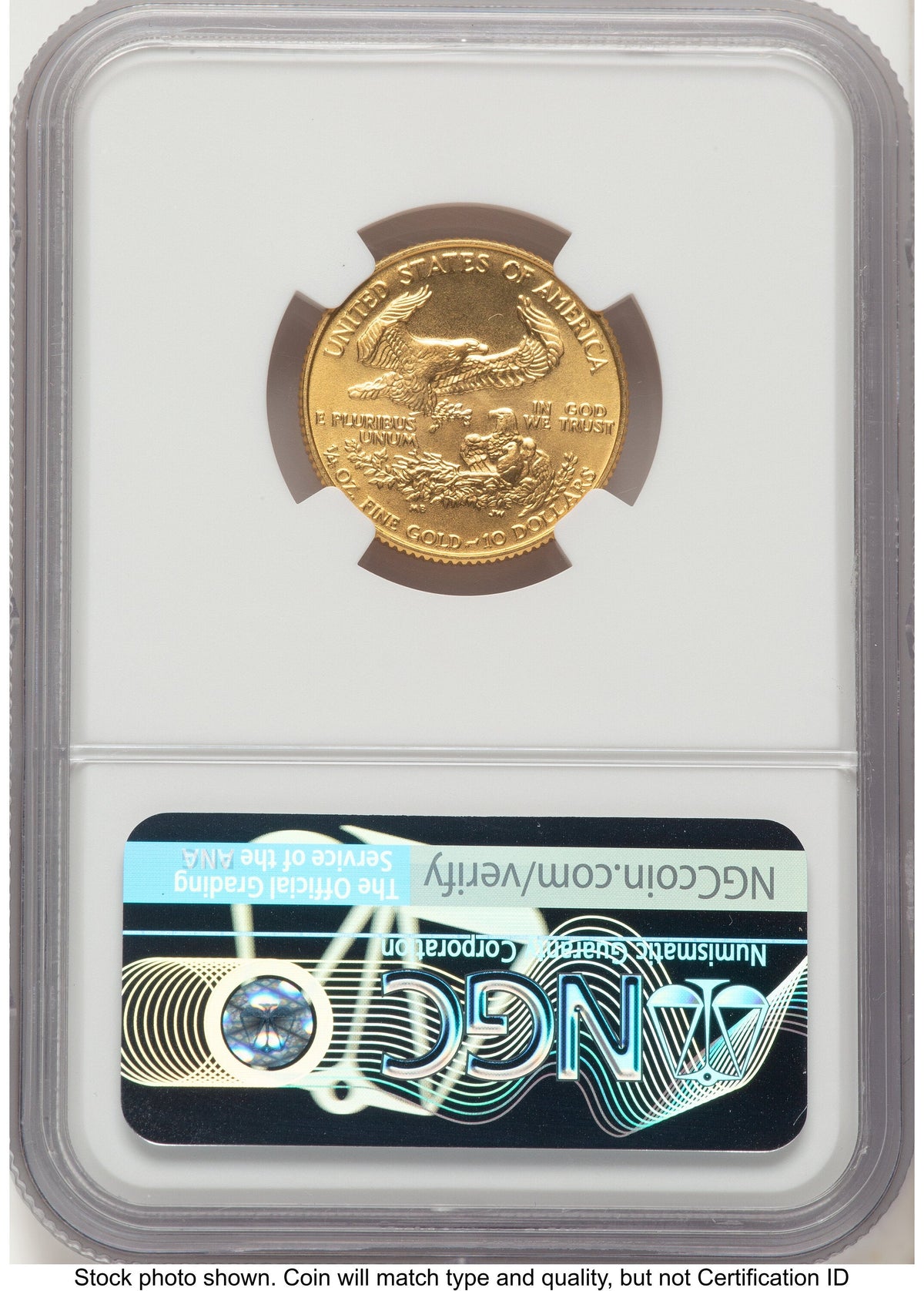 1987 Gold Eagle 1/4 oz Don Everhart NGC MS70