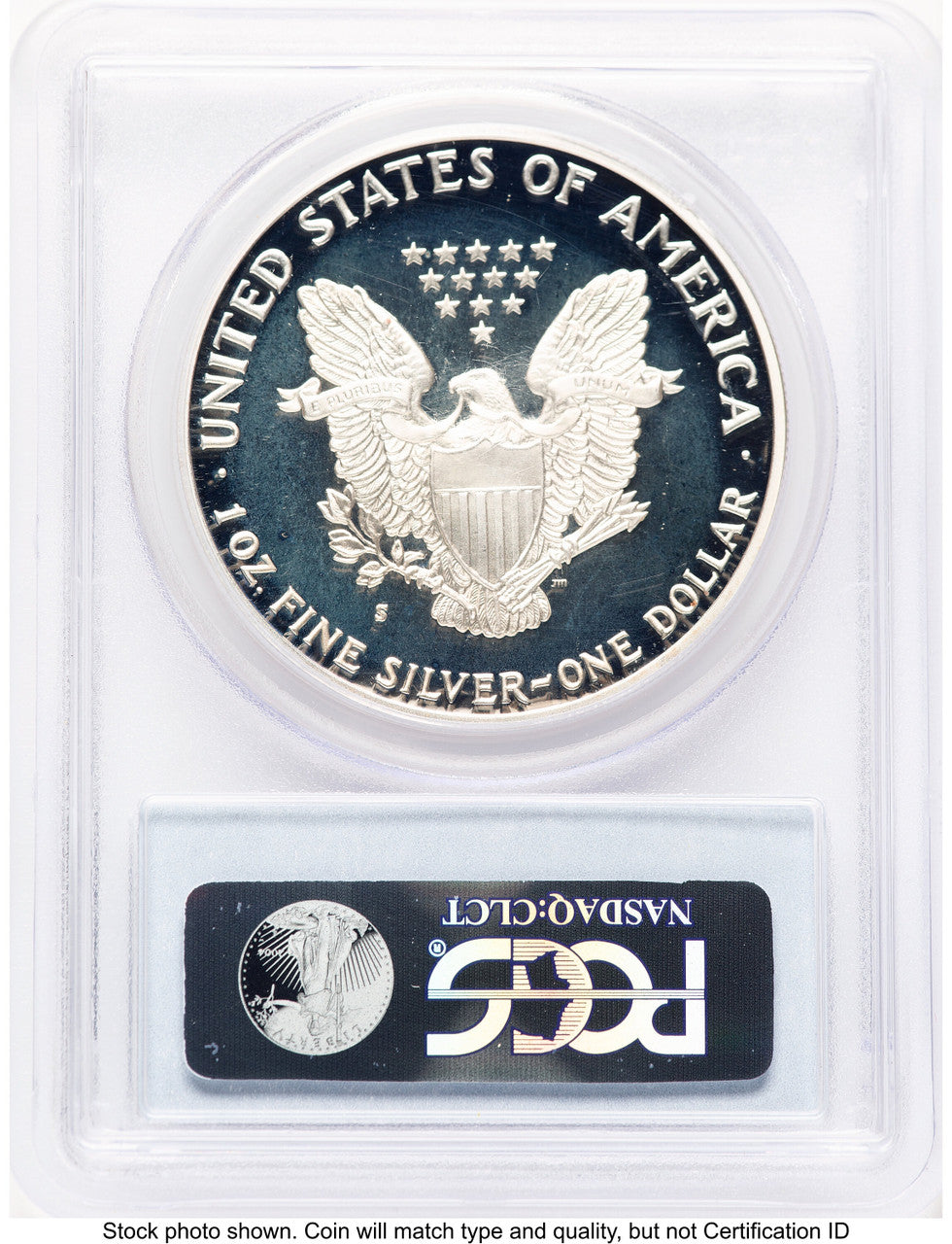 1986-S Proof Silver Eagle 1 oz Blue Label PCGS PR70 (773288022)