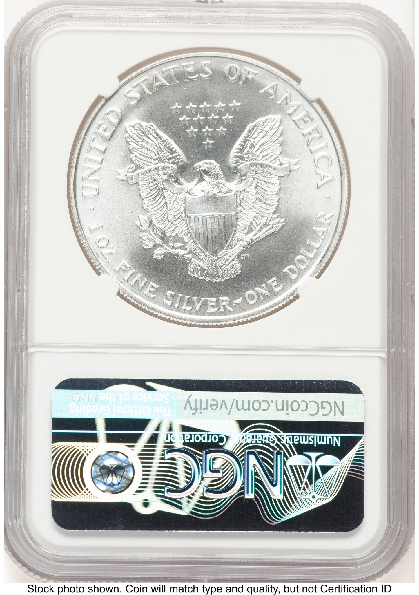 1994 Silver Eagle John NGC MS70 Mercanti