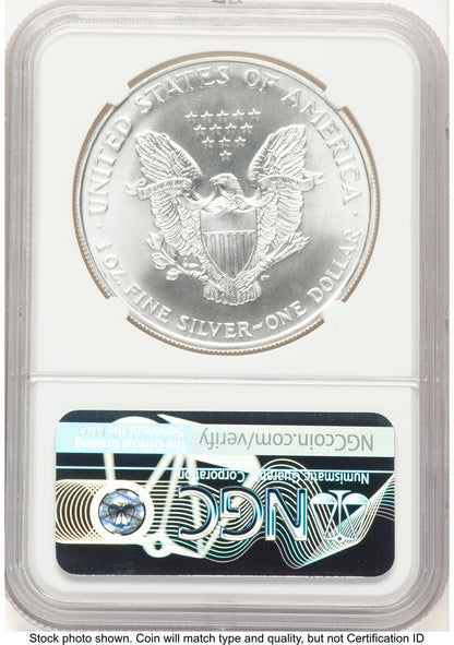 1994 Silver Eagle John NGC MS70 Mercanti
