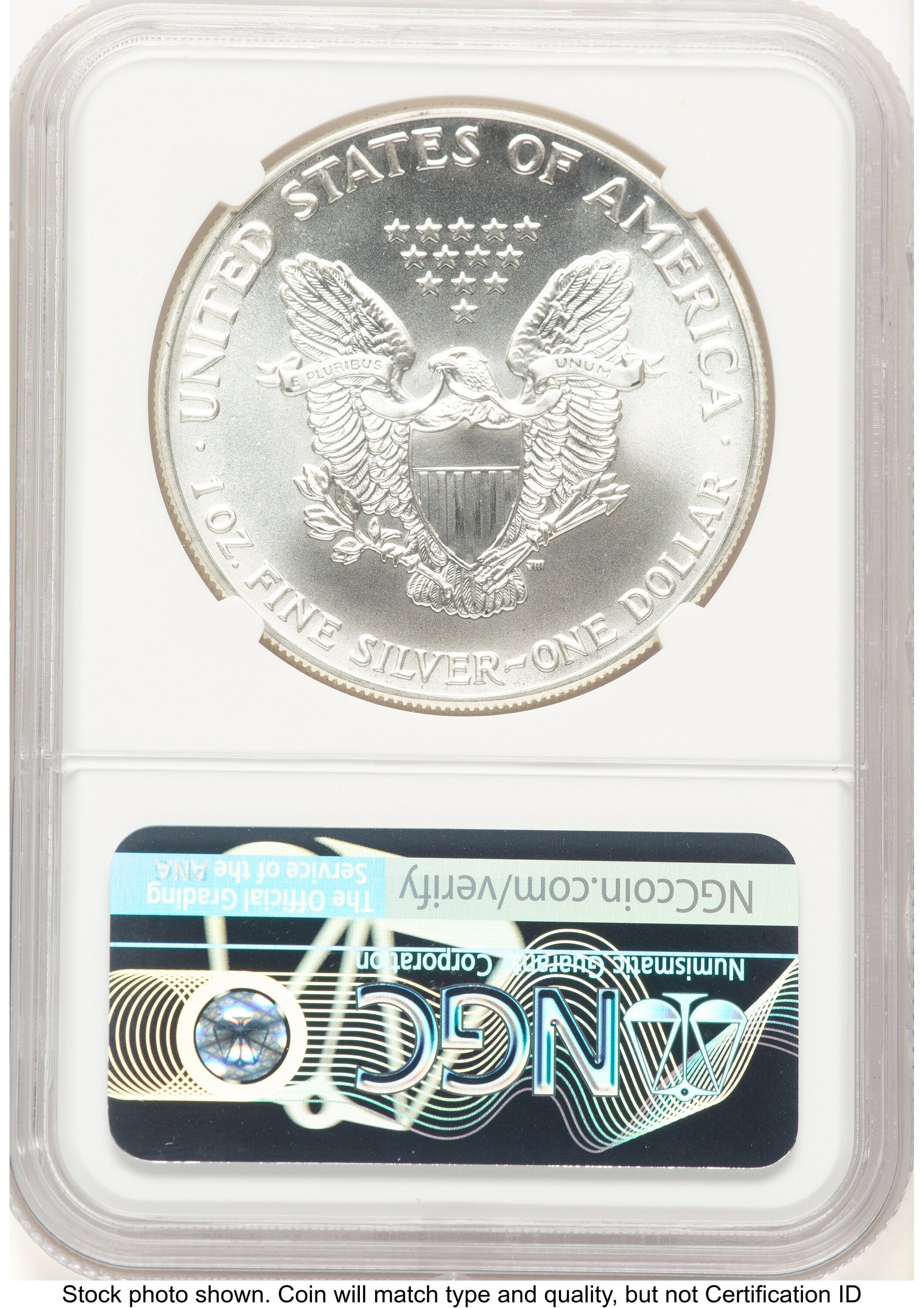 1991 Silver Eagle John NGC MS70 Mercanti