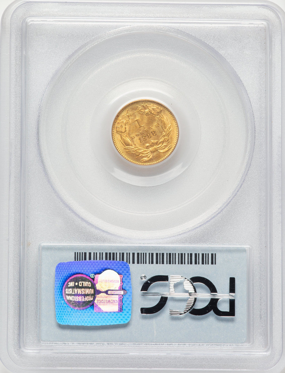 1888 G$1 Gold Dollar PCGS MS63