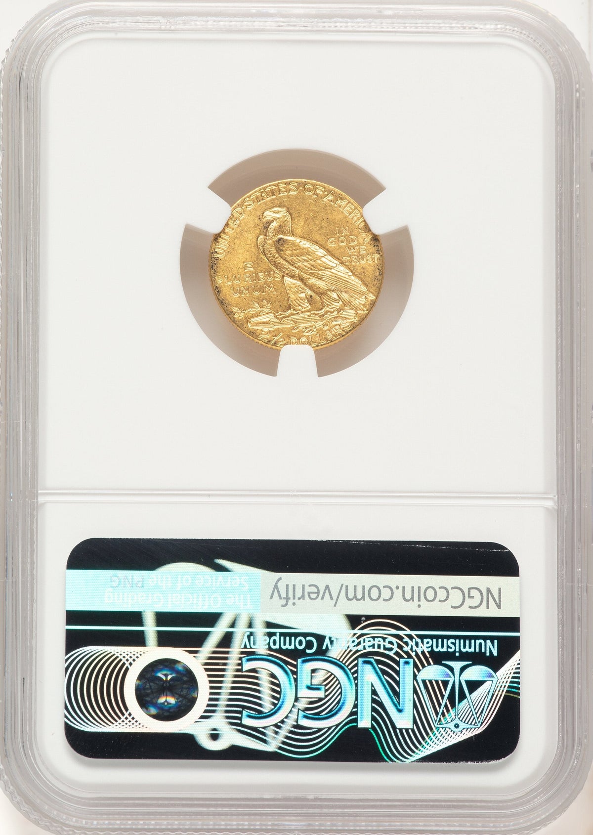 1908 $2.50 Indian Quarter Eagle NGC MS62