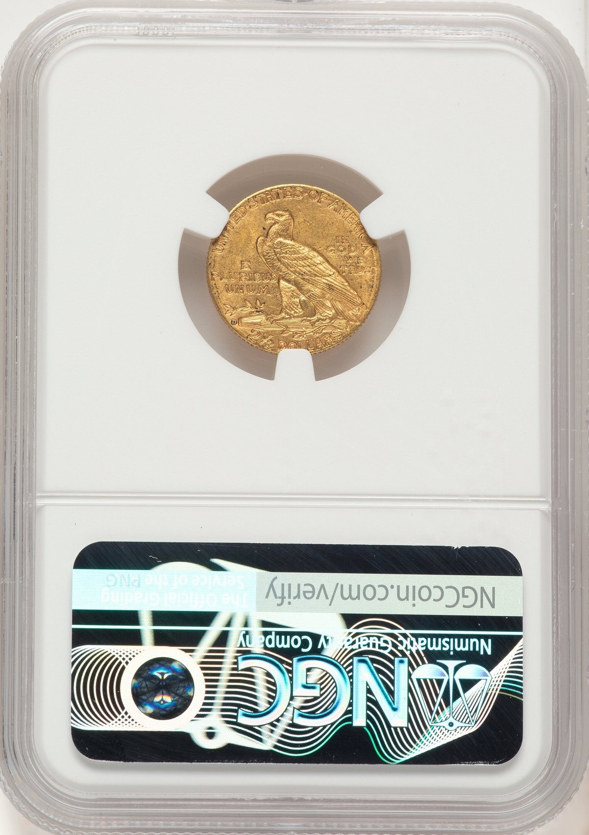 1914-D $2.50 Indian Quarter Eagle NGC MS61