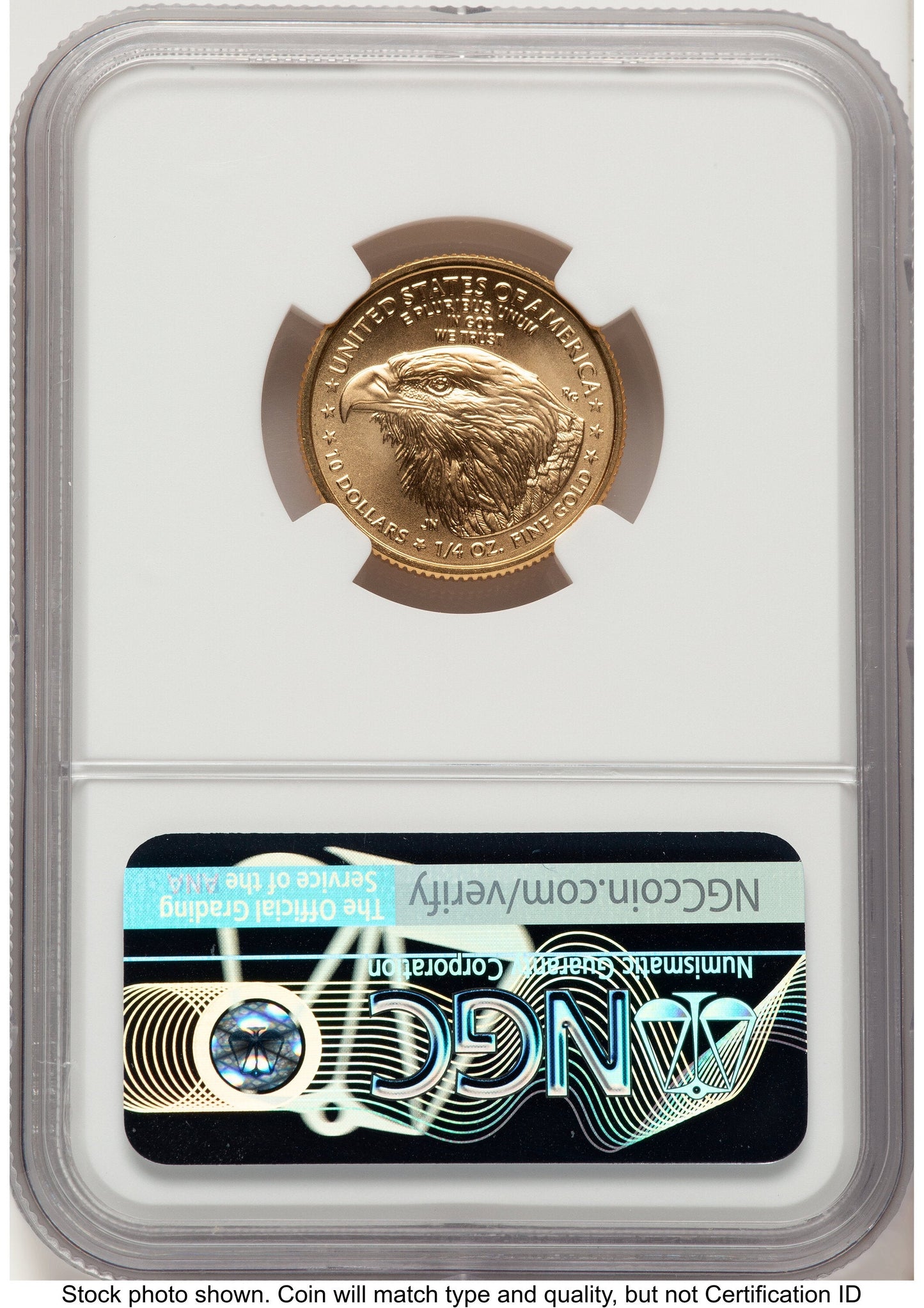 2021-W TY2 Gold Eagle 1/4 oz Unfinished Proof Dies Jennie Reagan Bust Art NGC PF69 Norris