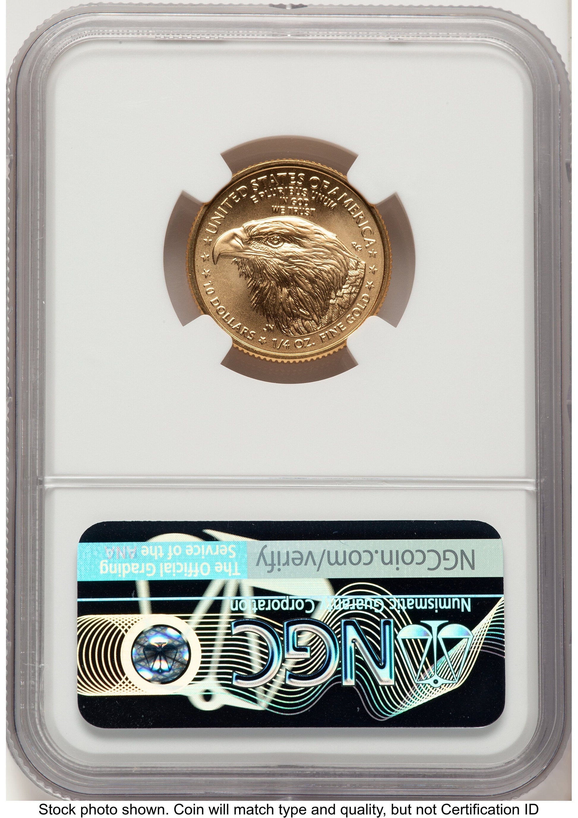 2021-W TY2 Gold Eagle 1/4 oz Unfinished Proof Dies Jennie Reagan Bust Art NGC PF69 Norris