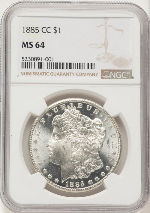 1885-CC Morgan Dollar NGC MS64