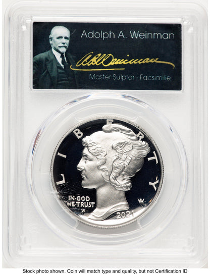 2021-W Palladium Eagle 1 oz FS Adolph Weinman PCGS PR70 (775179006)
