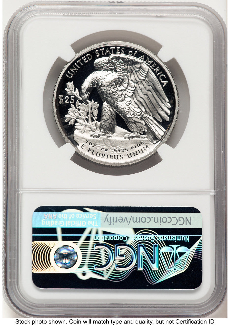 2021-W Palladium Eagle 1 oz FDI Mike Castle NGC PF70 (775747038)