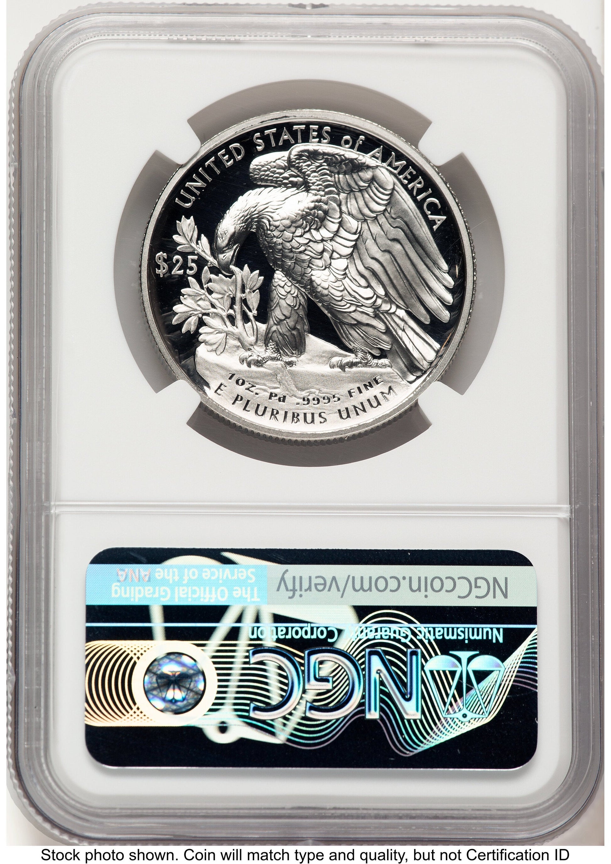 2021-W Palladium Eagle 1 oz FDI Mike Castle NGC PF70