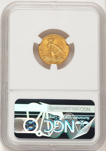 1913 $2.50 Indian Quarter Eagle NGC MS64