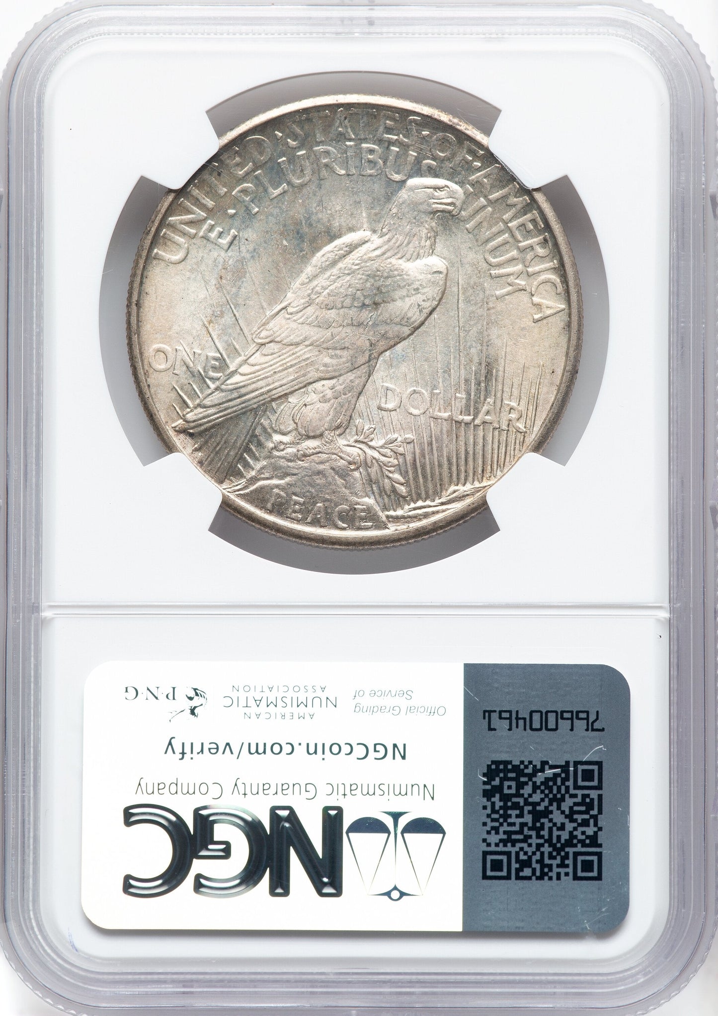 1921 Peace Dollar NGC MS65