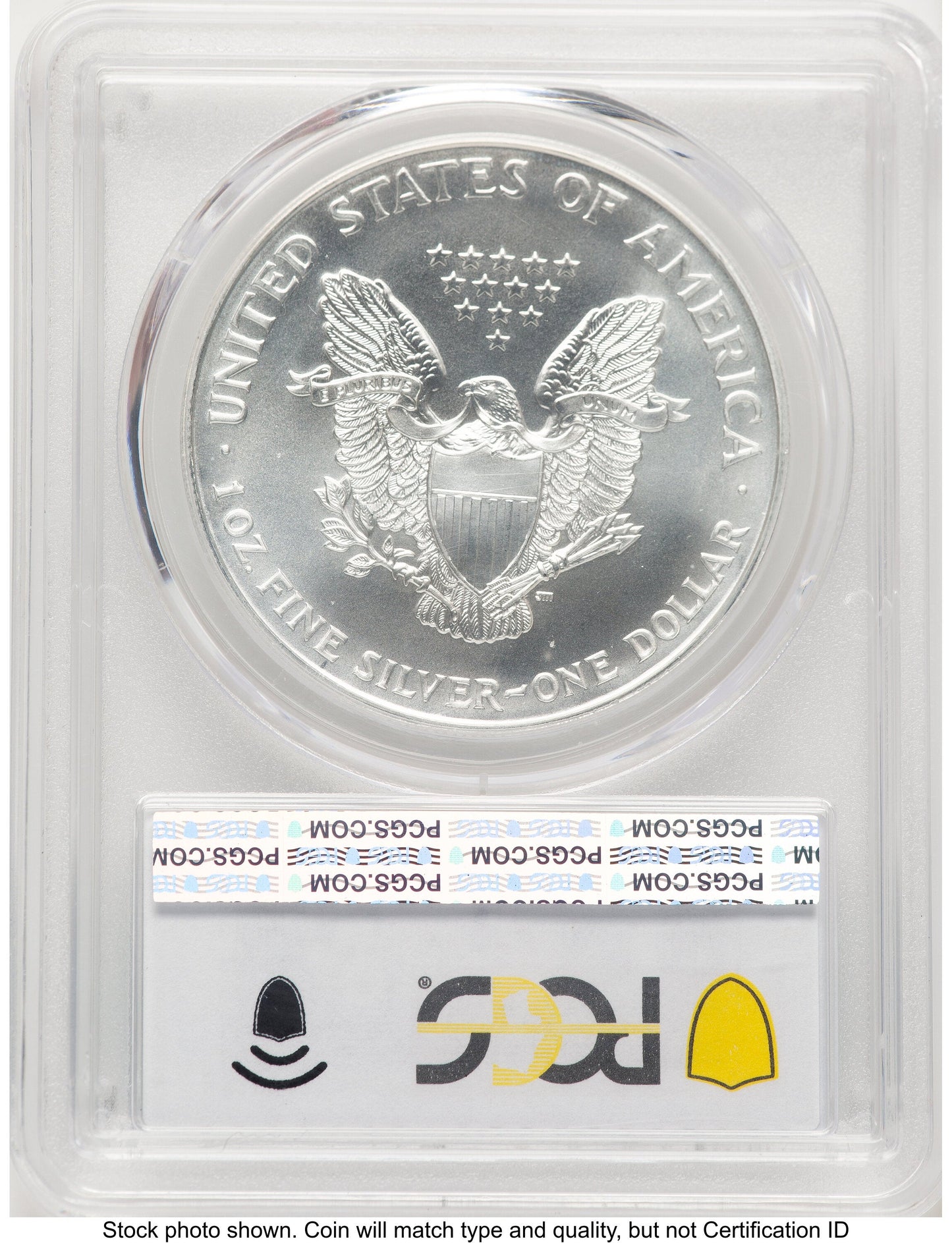 1994 Silver Eagle Blue Gradient PCGS MS70