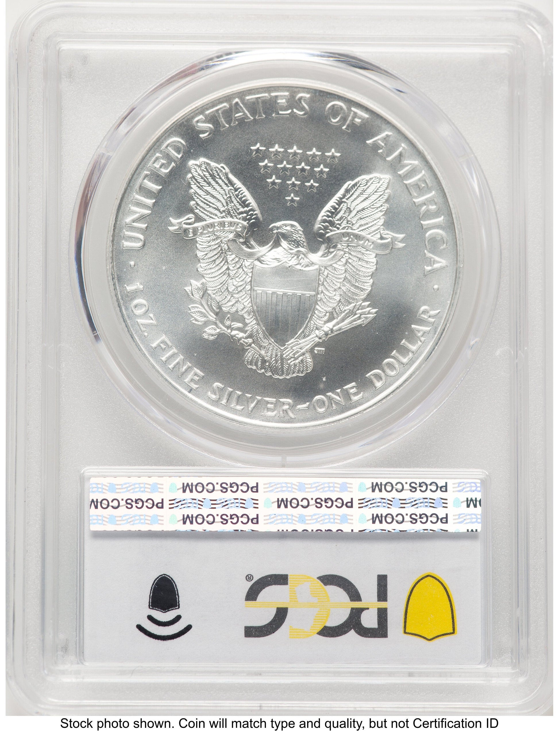 1994 Silver Eagle Blue Gradient PCGS MS70